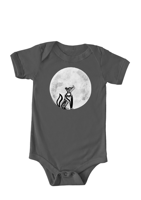 Wolf Howling at the Moon | Infant Bodysuit - S & K Collective