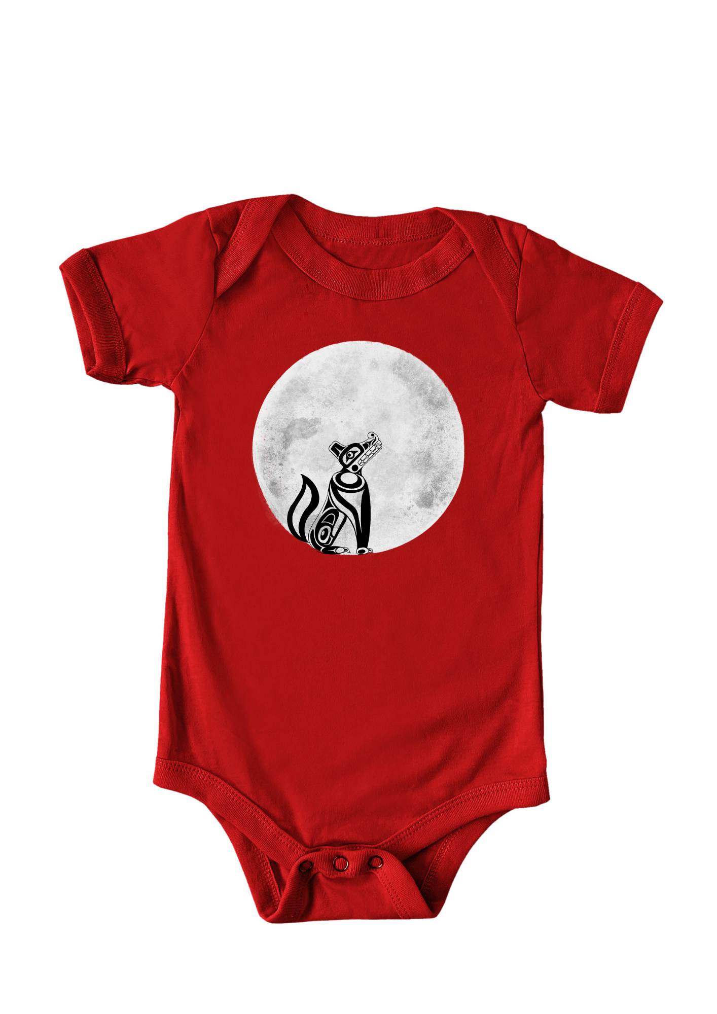 Wolf Howling at the Moon | Infant Bodysuit - S & K Collective